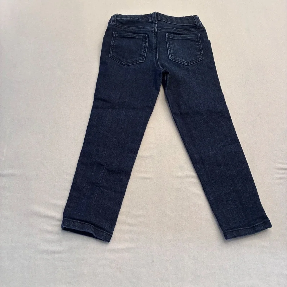 OshKosh Bgosh Toddler Girls Skinny Jeans Dark Wash Indigo Size 5T Adjustable